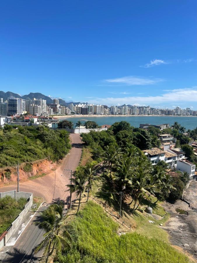 Apartamento Guarapari pé na areia com Wi-Fi e Garagem Exterior foto