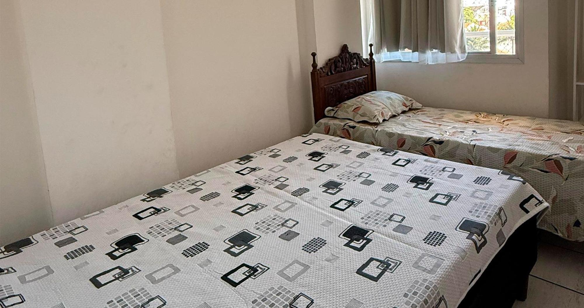 Apartamento Guarapari pé na areia com Wi-Fi e Garagem Exterior foto